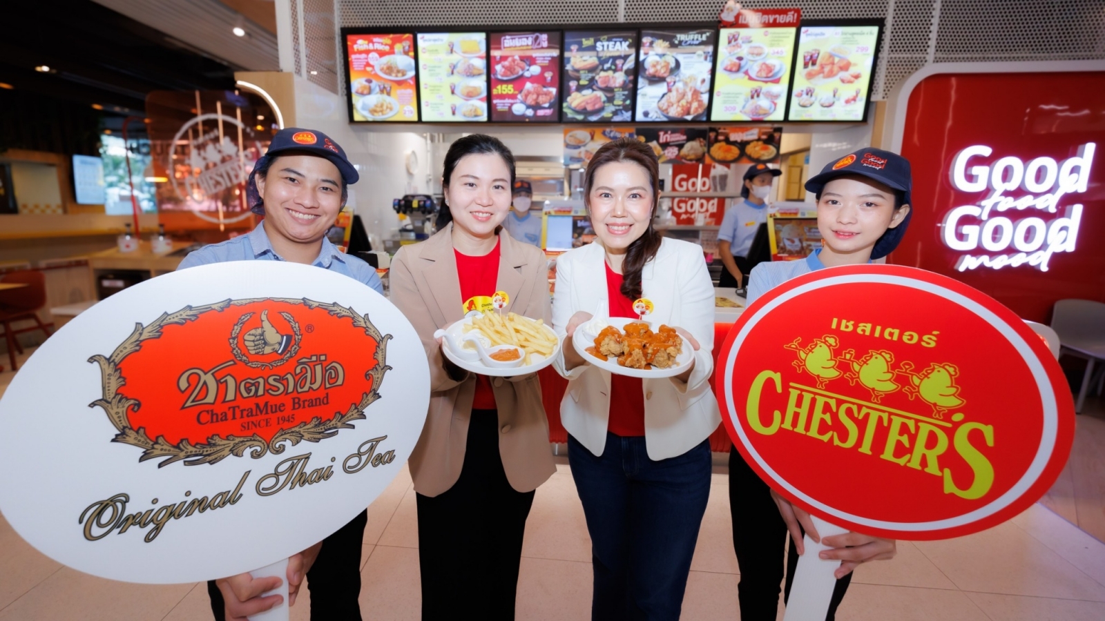 Chester’s Partners with ChaTraMue to Launch Exquisite 'Chicken & Fries X Thai Tea Sauce' Fusion Cuisine Chester’s Partners with ChaTraMue to Launch Exquisite 'Chicken & Fries X Thai Tea Sauce' Fusion Cuisine